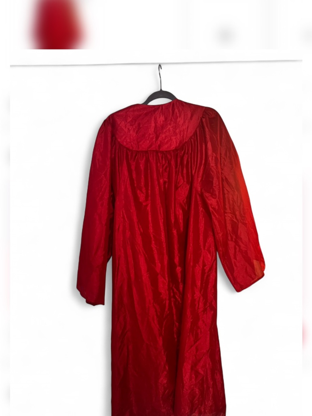 Red Graduation Gown - Picture 2 of 2